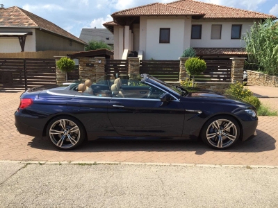 BMW M6 Cabrio Bérelhető For Rent autóbérlés bérlés bullrent élményvezetés