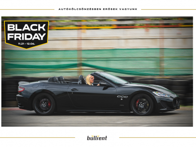 Black Friday Maserati GranCabrio Sport V8 autóbérlés autókölcsönzés bullrent élményvezetés
