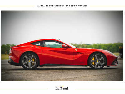 Ferrari F12 Berlinetta Bullrent autókölcsönzés autóbérlés napi bérlés tartós bérlés élményvezetés