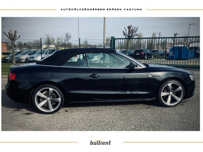 Audi A5 Cabrio Bullretn autókölcsönzés autóbérlés napi bérlés tartós bérlés élményvezetés